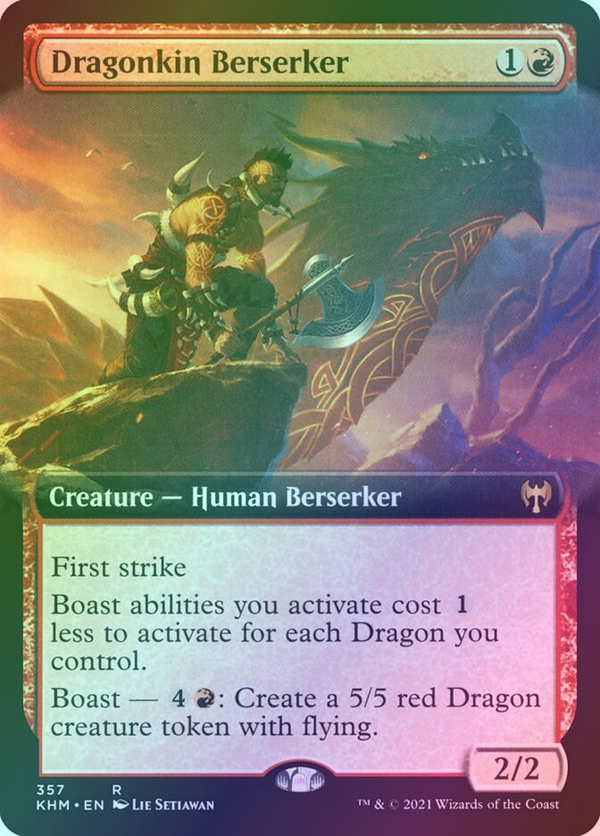 Dragonkin Berserker (KHM) (357) / Extended Art / Foil