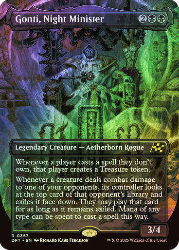 Gonti, Night Minister (DFT) (357) / Foil / Borderless