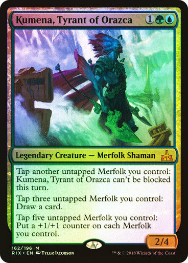 Kumena, Tyrant of Orazca (RIX) (162) / Foil