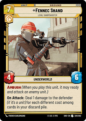 Fennec Shand - Loyal Sharpshooter (SHD_#220/262)