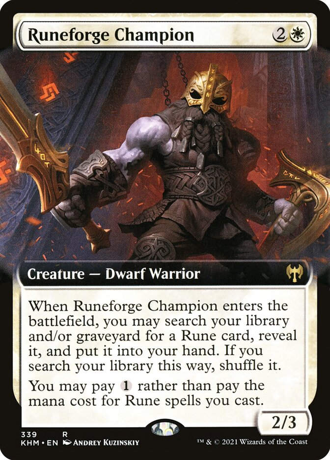 Runeforge Champion (KHM) (339) / Extended Art