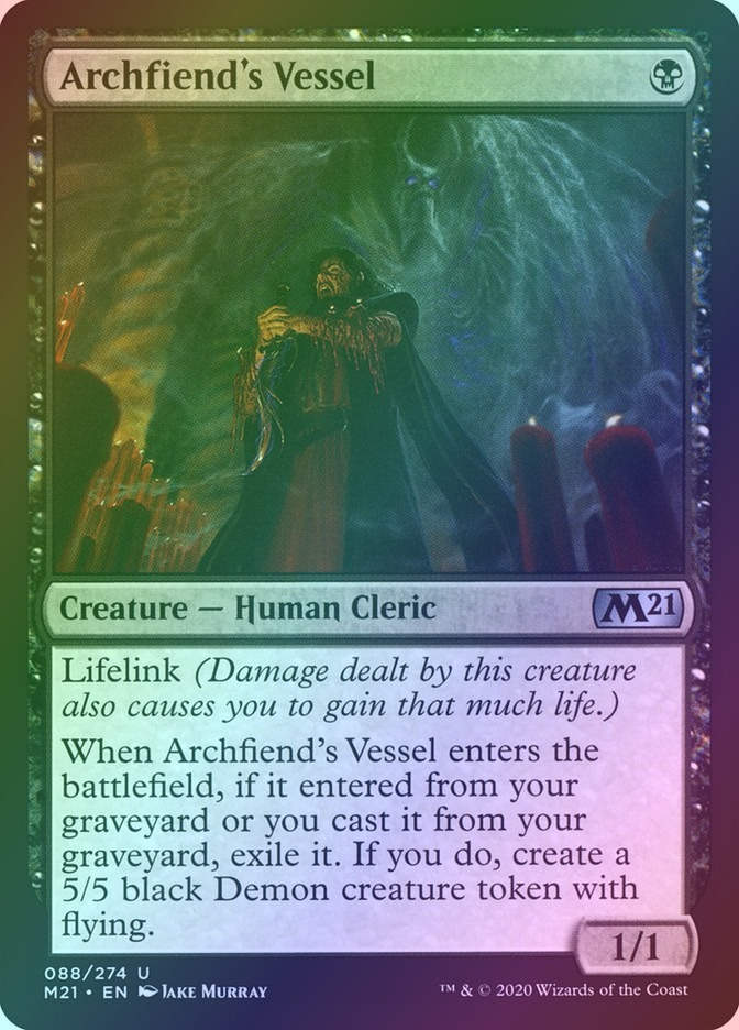 Archfiend's Vessel (M21) (88) / Foil