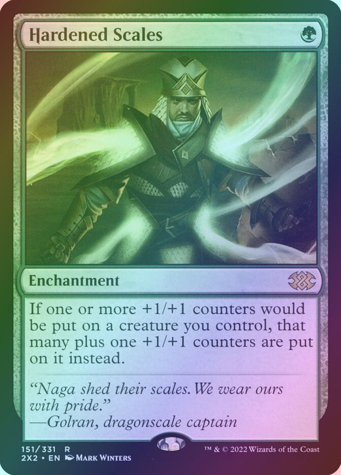 Hardened Scales (2X2) (151) / Foil
