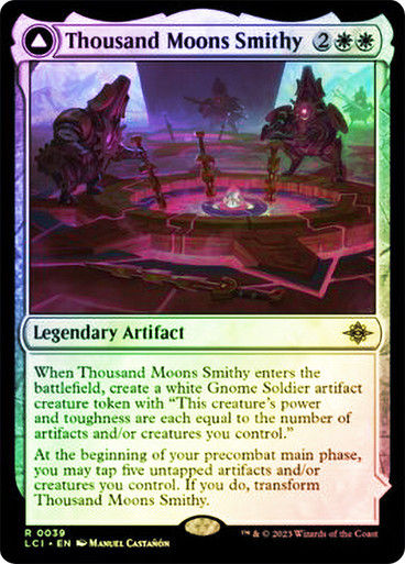 Thousand Moons Smithy // Barracks of the Thousand (lci) / Foil — cara 1 de 2
