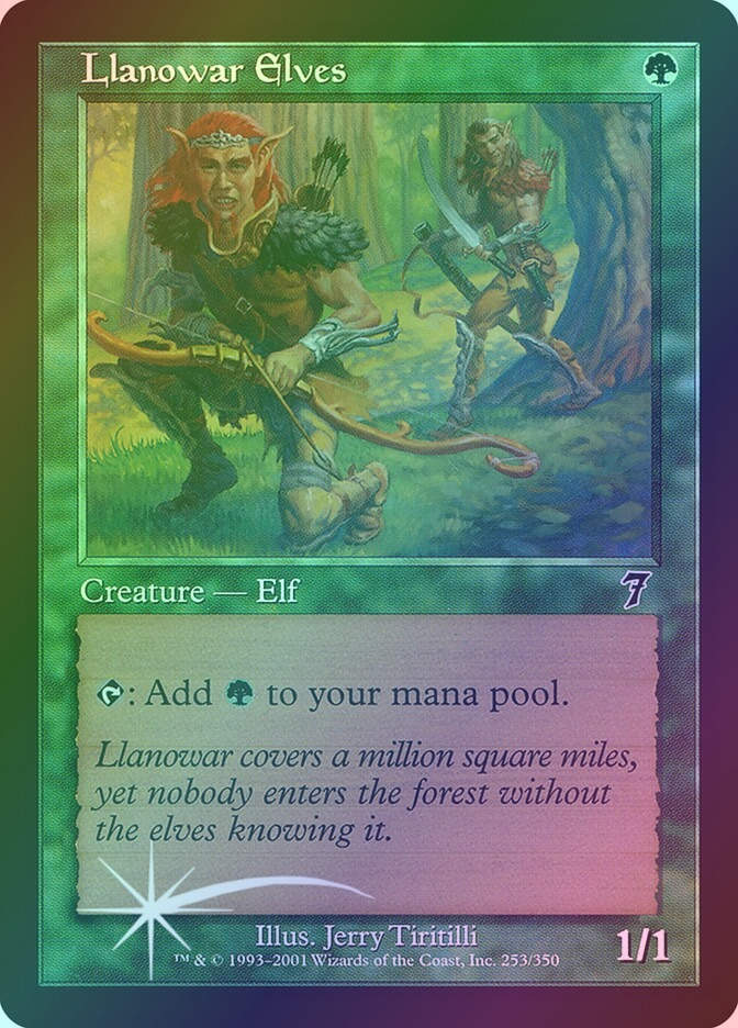 Llanowar Elves (7ED) (253★) / Foil