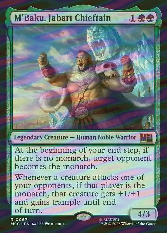M'Baku, Jabari Chieftain (MSC) (67) / Surge Foil