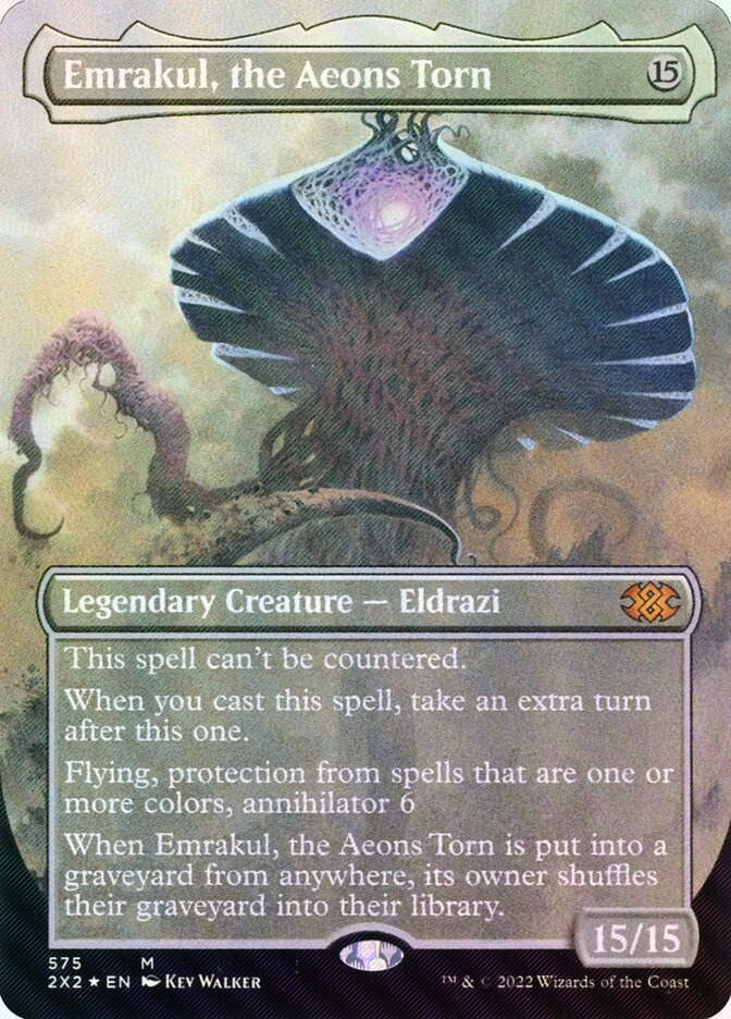 Emrakul, the Aeons Torn (2X2) (575) / Borderless / Textured Foil