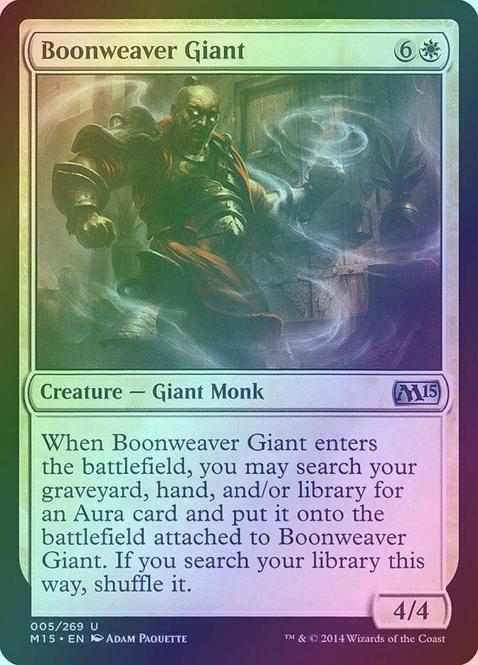 Boonweaver Giant (M15) (5) / Foil
