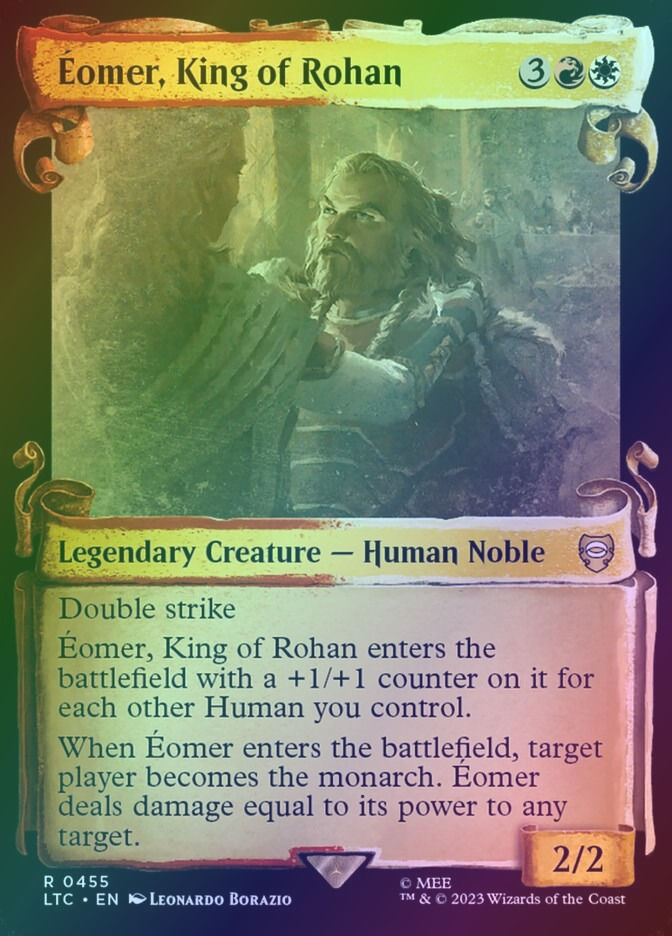 Éomer, King of Rohan (LTC) (455) / Showcase / Foil