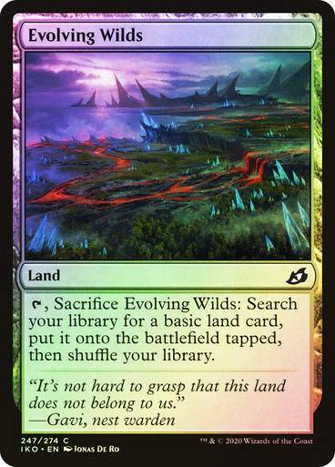 Evolving Wilds (IKO) (247) / Foil