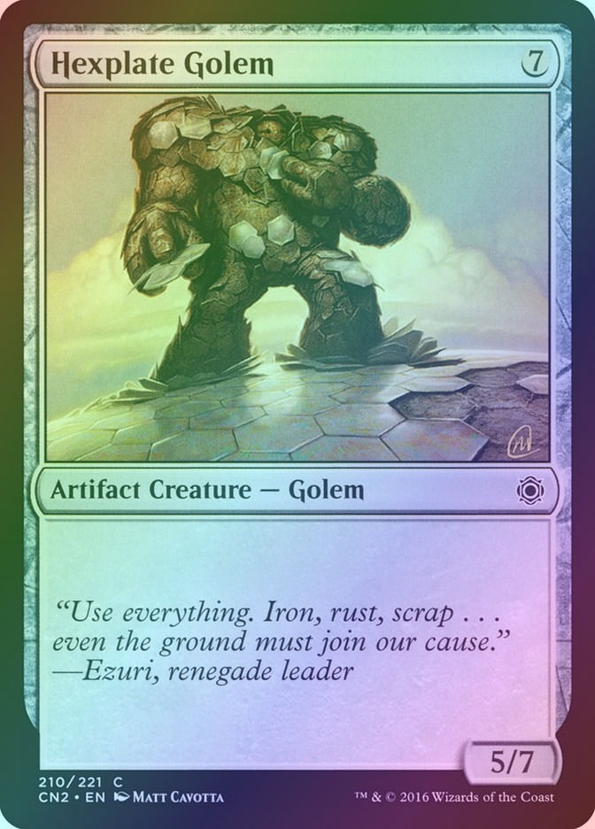 Hexplate Golem (CN2) (210) / Foil