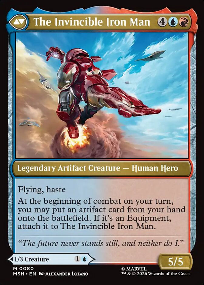 Tony Stark // The Invincible Iron Man (MSH) (80) — cara 2 de 2
