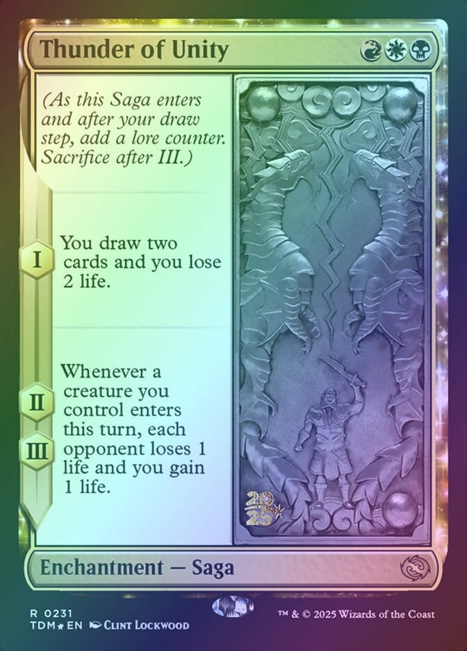 Thunder of Unity (PTDM) (231s) / Foil