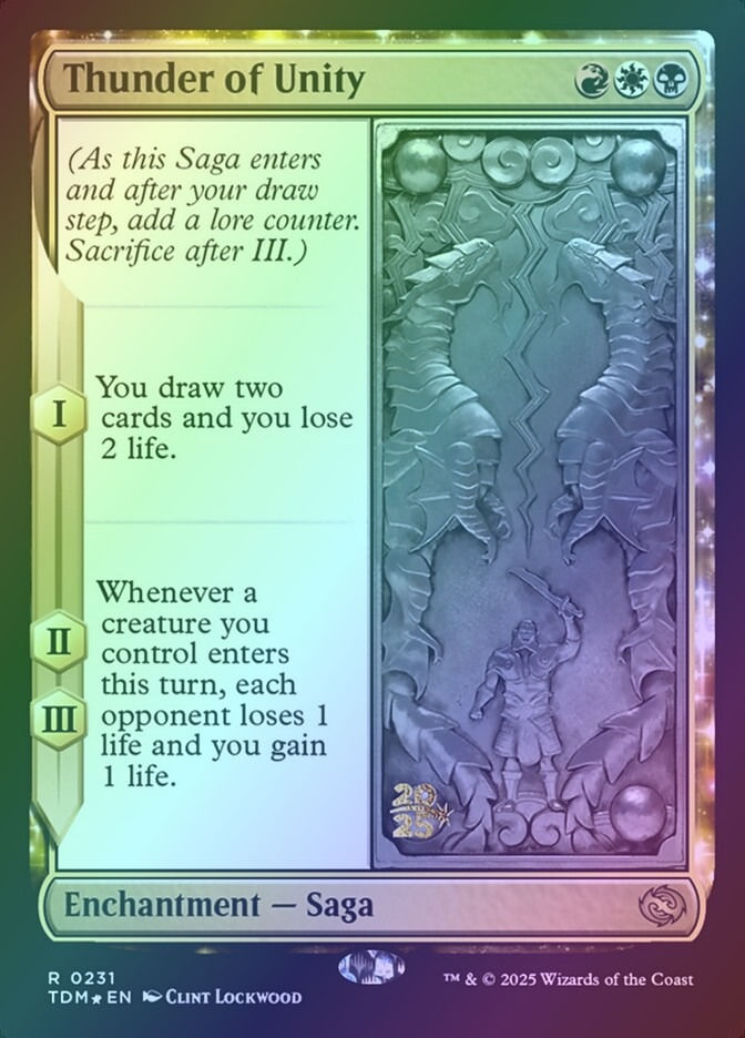 Thunder of Unity (PTDM) (231s) / Foil