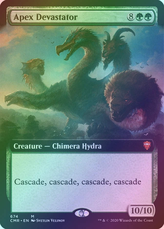 Apex Devastator (CMR) (674) / Extended Art / Foil