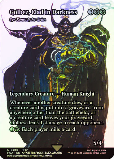 Syr Konrad, the Grim (FCA) (10) / Borderless / Foil
