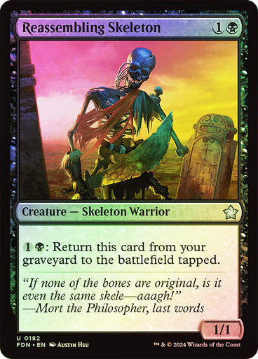 Reassembling Skeleton (FDN) (182) / Foil