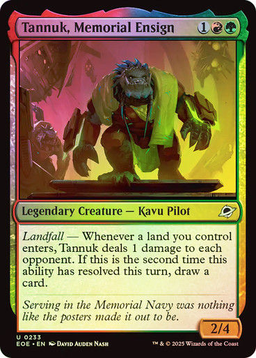 Tannuk, Memorial Ensign (EOE) (233) / Foil