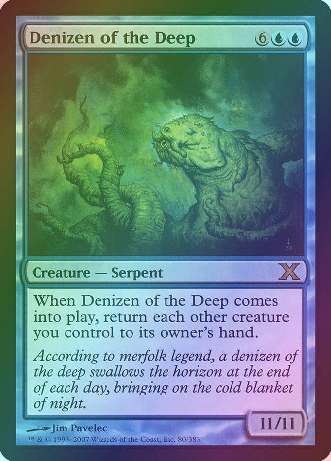 Denizen of the Deep (10E) (80) / Foil