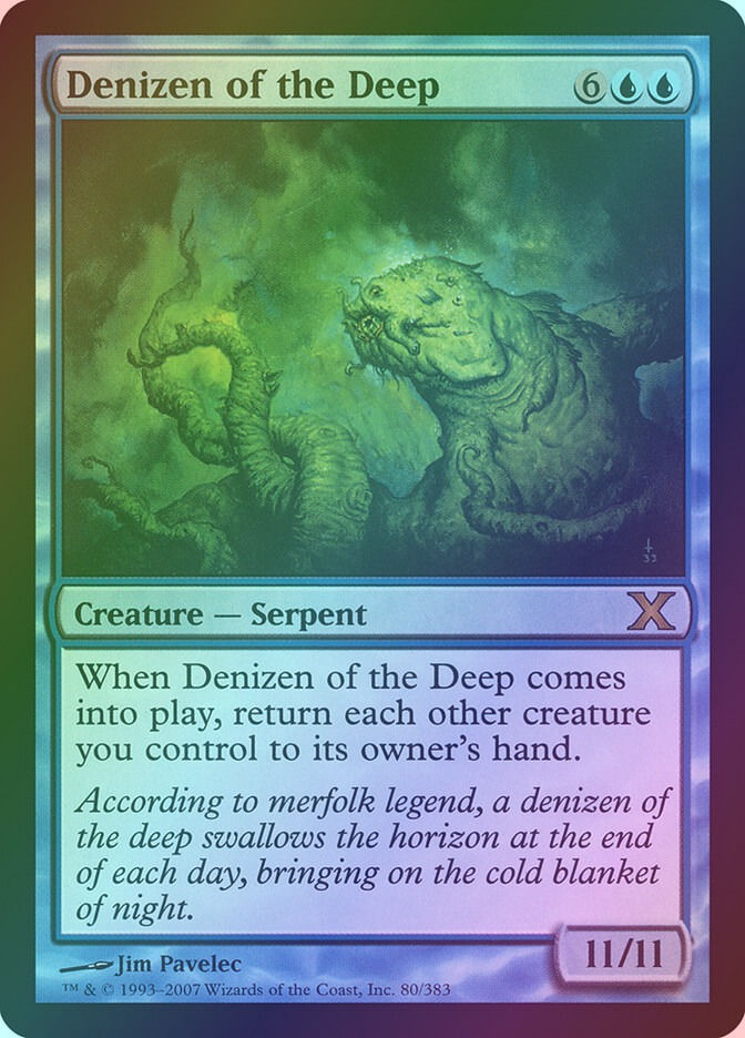 Denizen of the Deep (10E) (80) / Foil