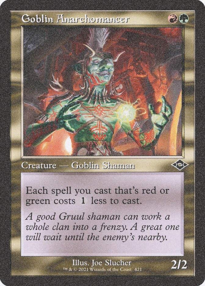 Goblin Anarchomancer (MH2) (421) / Foil Etched