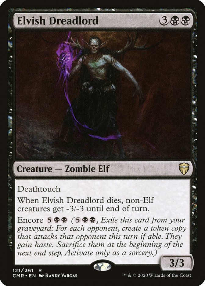 Elvish Dreadlord (CMR) (121)