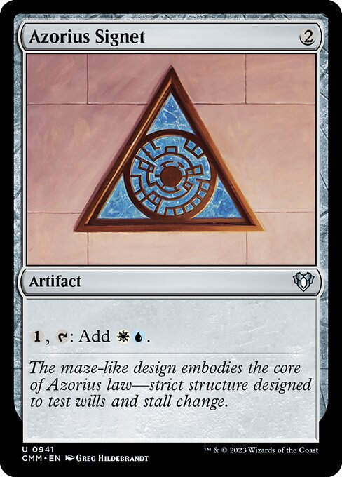 Azorius Signet (cmm) (Commander Deck)