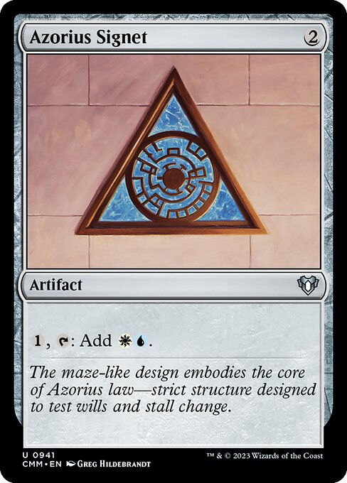 Azorius Signet (cmm) (Commander Deck)