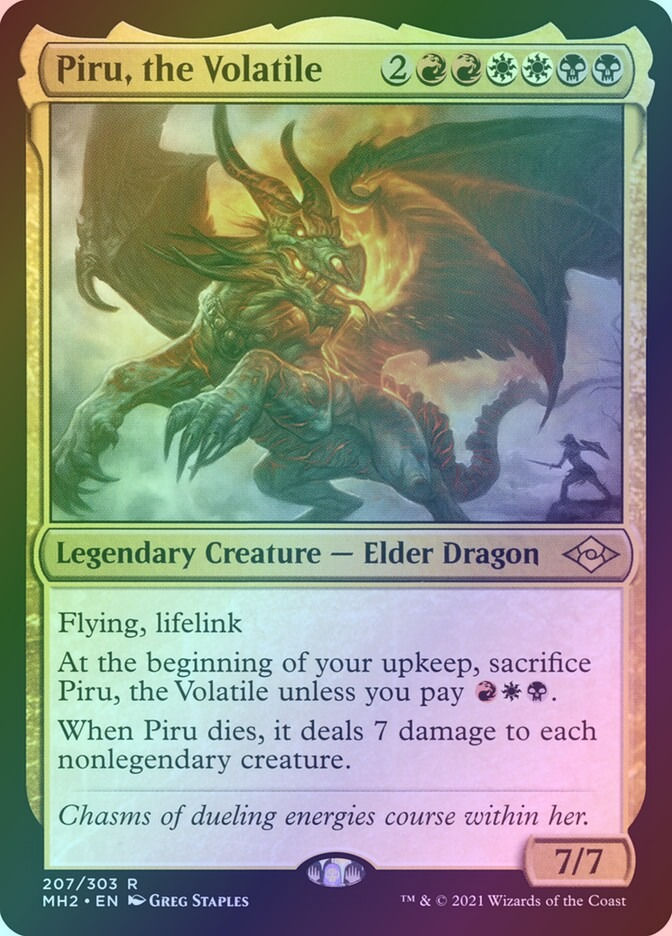 Piru, the Volatile (MH2) (207) / Foil