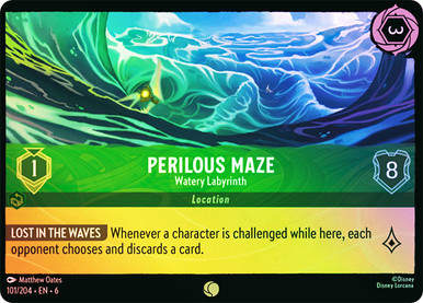 Perilous Maze - Watery Labyrinth (LOR_AZU) / Foil
