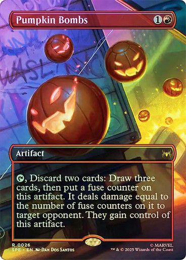Pumpkin Bombs (SPE) (26) / Borderless / Foil