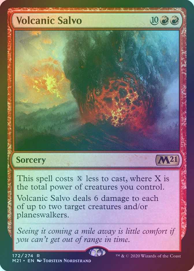 Volcanic Salvo (M21) (172) / Foil