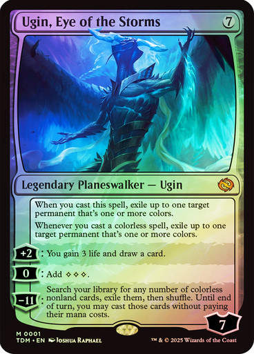 Ugin, Eye of the Storms (TDM) (1) / Foil