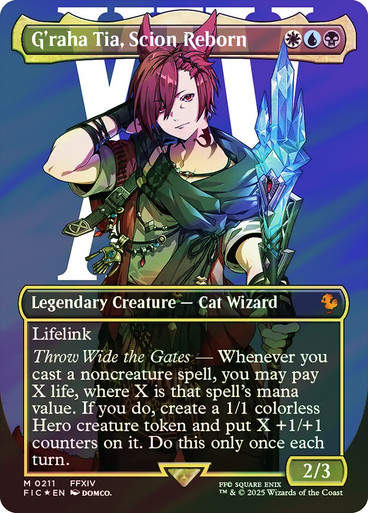 G'raha Tia, Scion Reborn (FIC) (211) / Borderless / Surge Foil