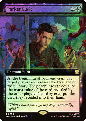 Parker Luck (SPM) (258) / Extended Art / Foil
