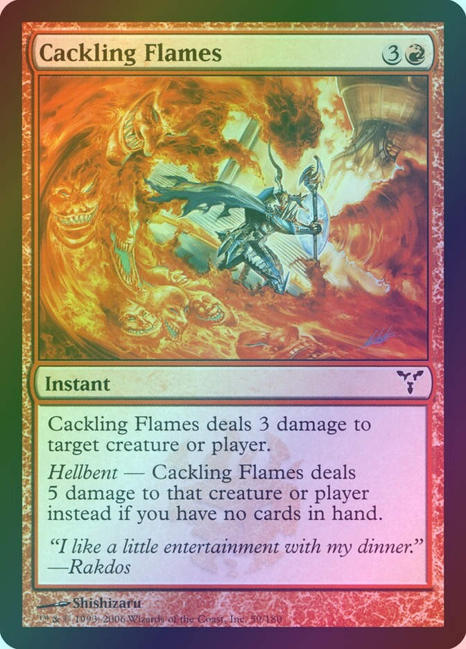 Cackling Flames (DIS) (59) / Foil