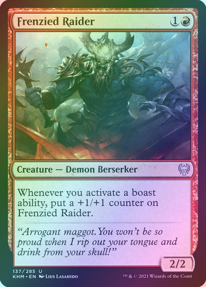 Frenzied Raider (KHM) (137) / Foil