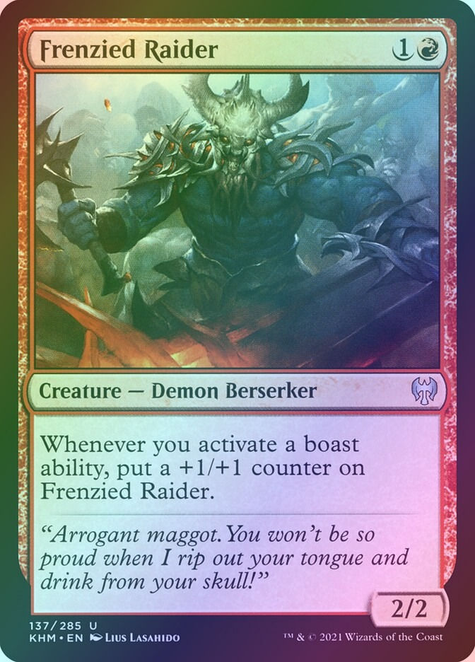 Frenzied Raider (KHM) (137) / Foil