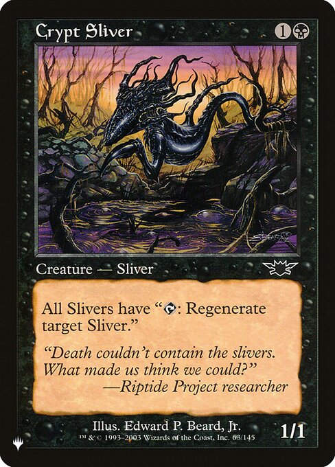 Crypt Sliver (PLST) (LGN-63)