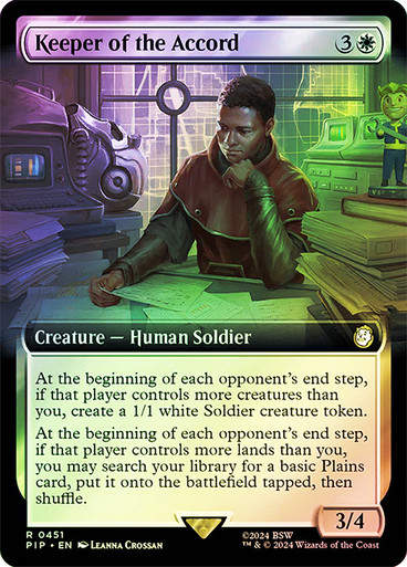 Keeper of the Accord (pip) (451) / Extended Art Foil