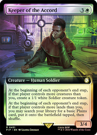 Keeper of the Accord (pip) (451) / Extended Art Foil