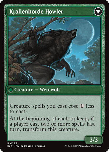 Duskwatch Recruiter // Krallenhorde Howler (INR) (193) — cara 2 de 2