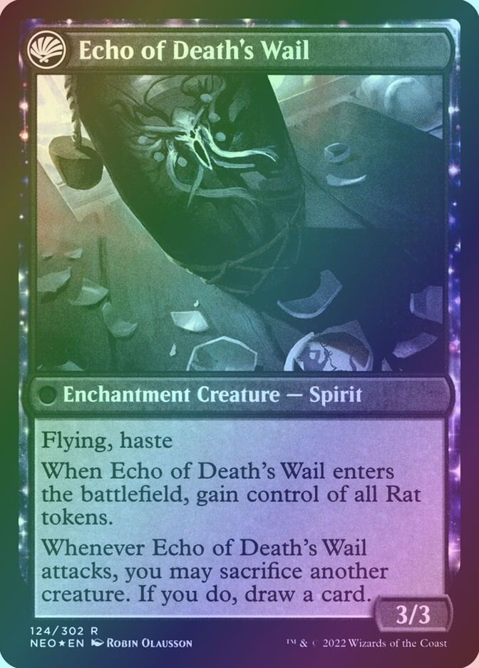 Tribute to Horobi // Echo of Death's Wail (PNEO) (124s) / Foil — cara 2 de 2