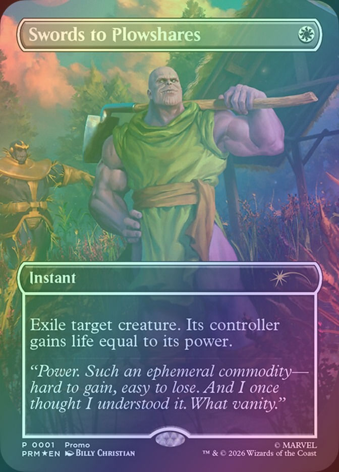 Swords to Plowshares (PMEI) (2026-4) / Borderless / Foil