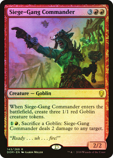 Siege-Gang Commander (DOM) (143) / Foil