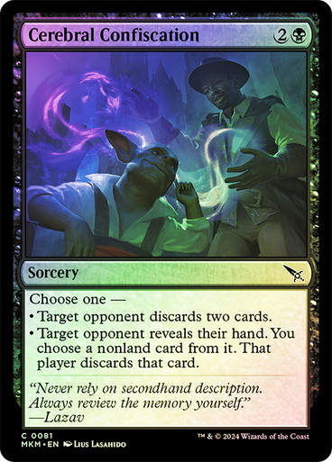Cerebral Confiscation (mkm) (81) / Foil