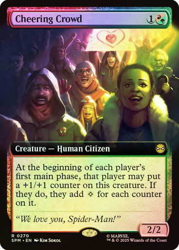 Cheering Crowd (SPM) (270) / Extended Art / Foil
