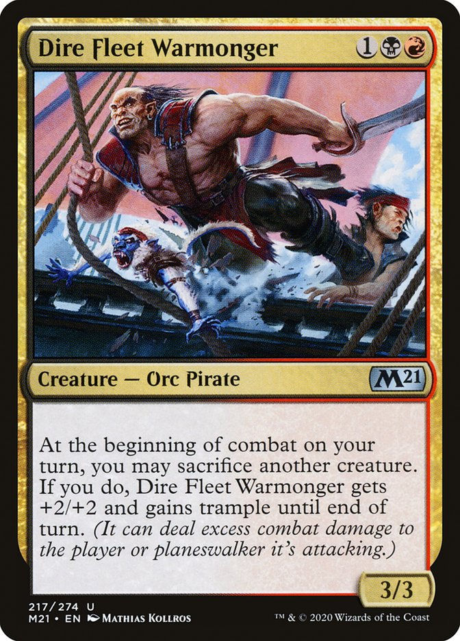 Dire Fleet Warmonger (M21) (217)