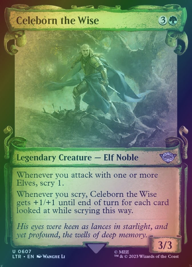 Celeborn the Wise (LTR) (607) / Showcase / Foil