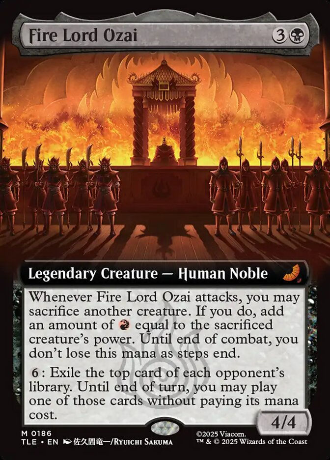 Fire Lord Ozai (TLE) (186) / Extended Art